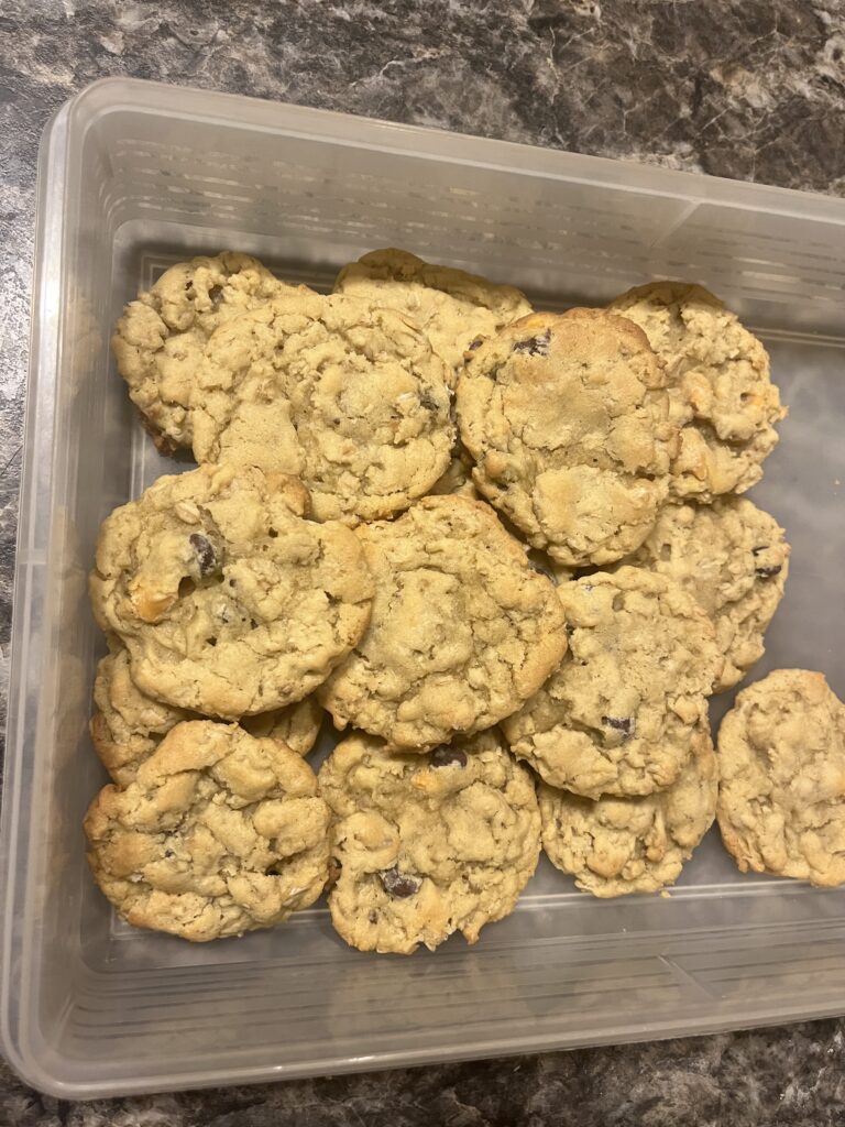 Chewy Oatmeal Butterscotch Chocolate Chip Cookies